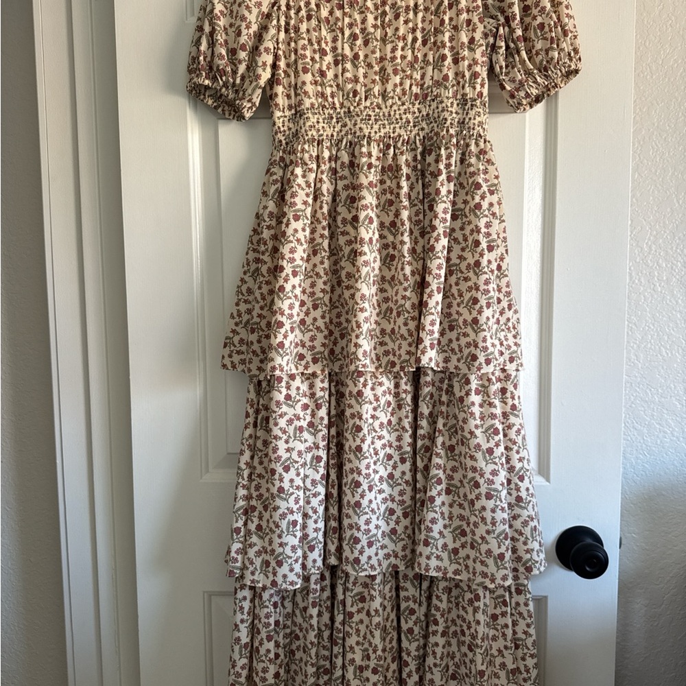 Floral Tiered Maxi Dress